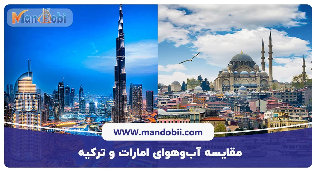 مقایسه آب‌وهوای امارات و ترکیه